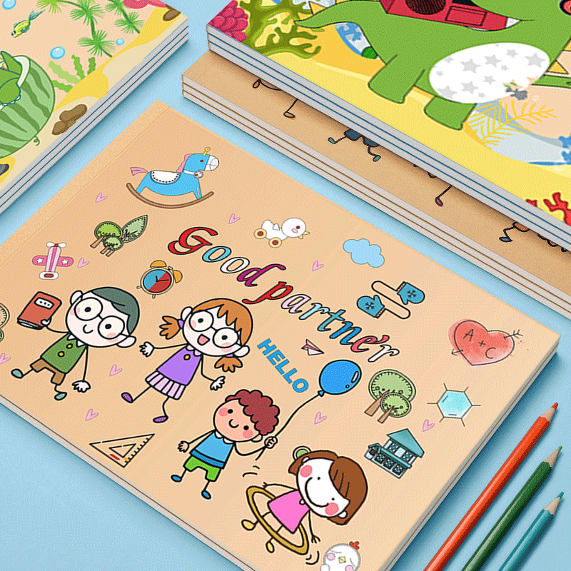 r画画本绘画本儿童空白图画本