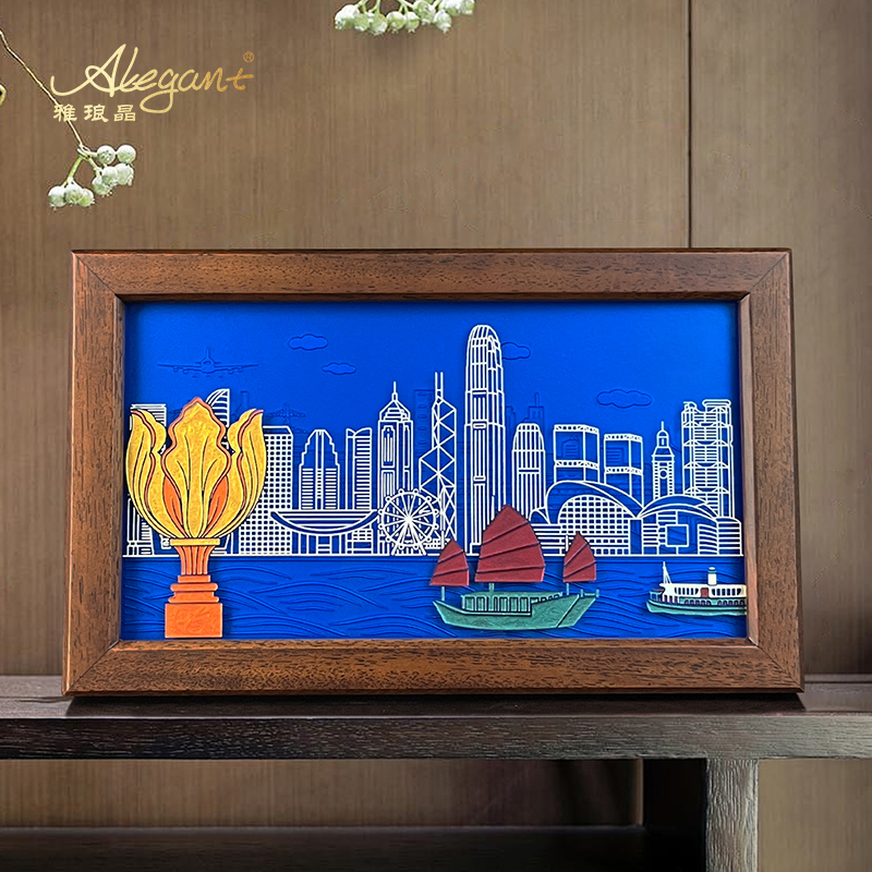 雅琅晶香港桌面摆件公司商务礼