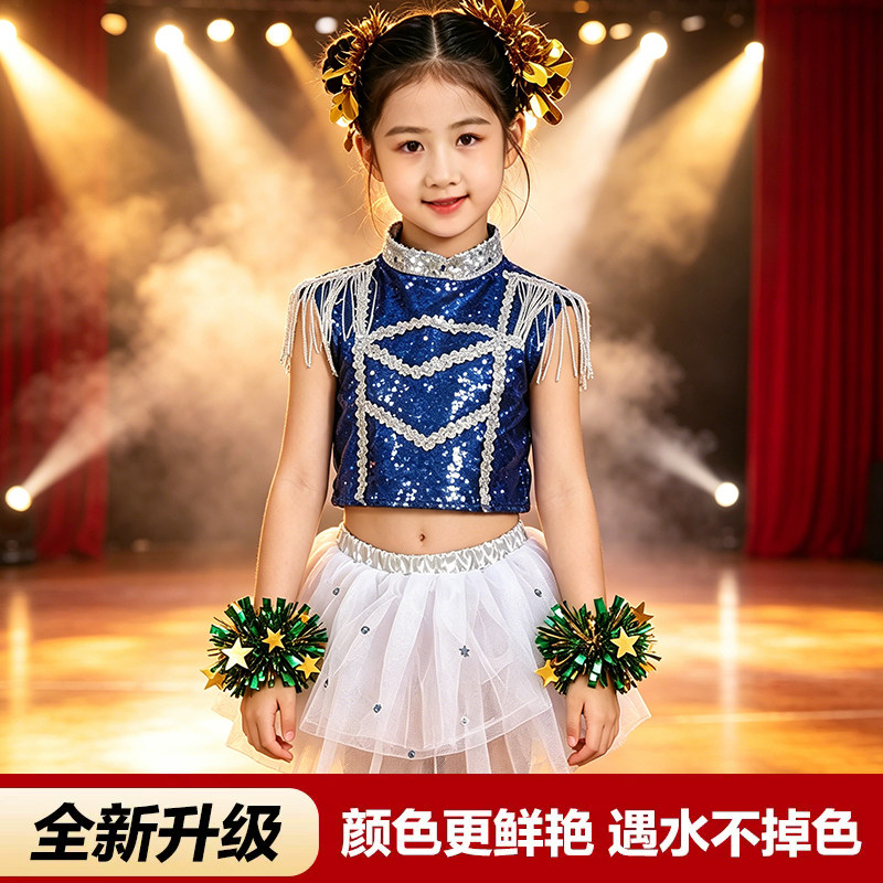 儿童演出手腕花六一舞台表演道具运动会拉拉队舞蹈手环闪亮片手花