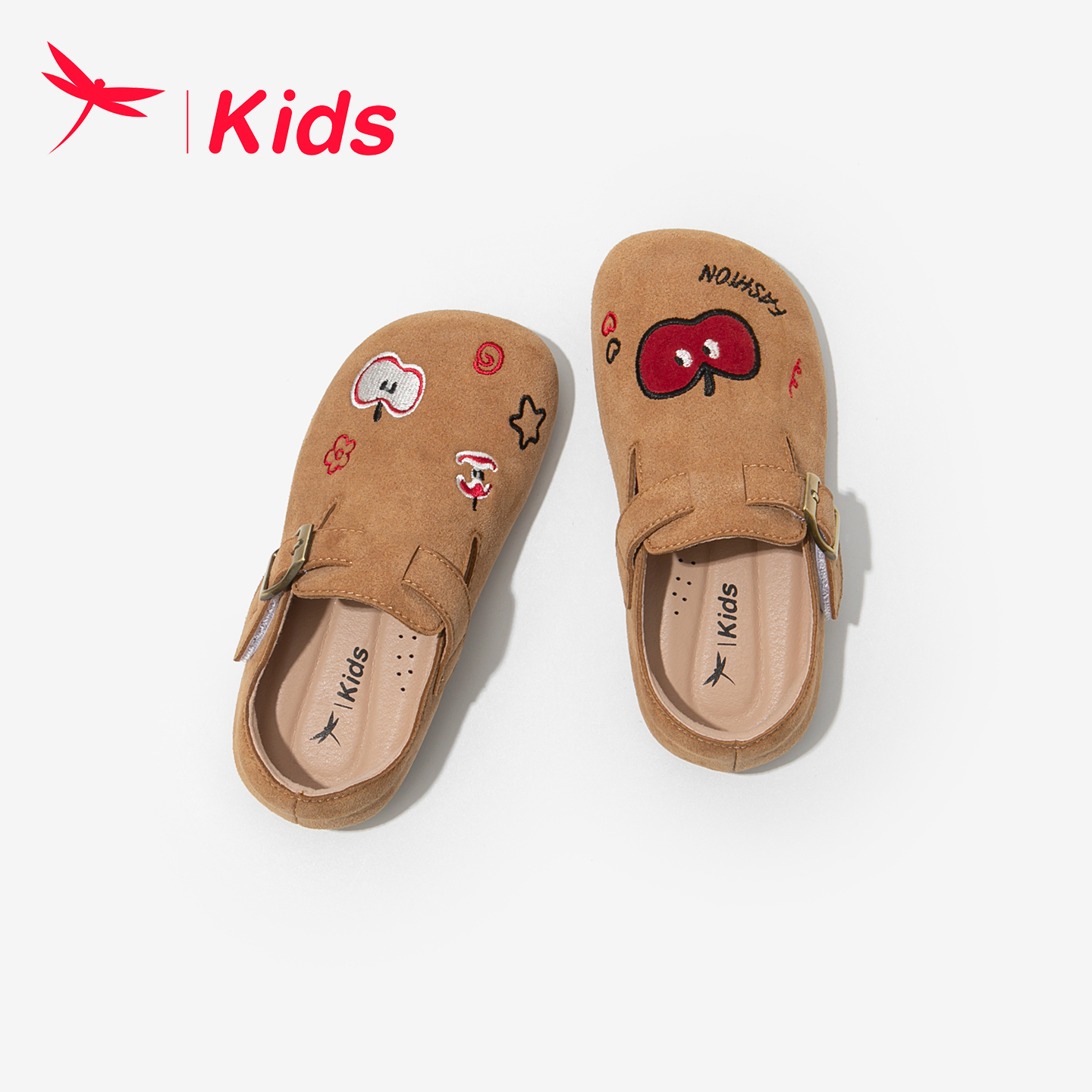 红蜻蜓女童鞋子儿童小皮鞋2025新款勃肯单鞋女宝女孩软底秋冬季