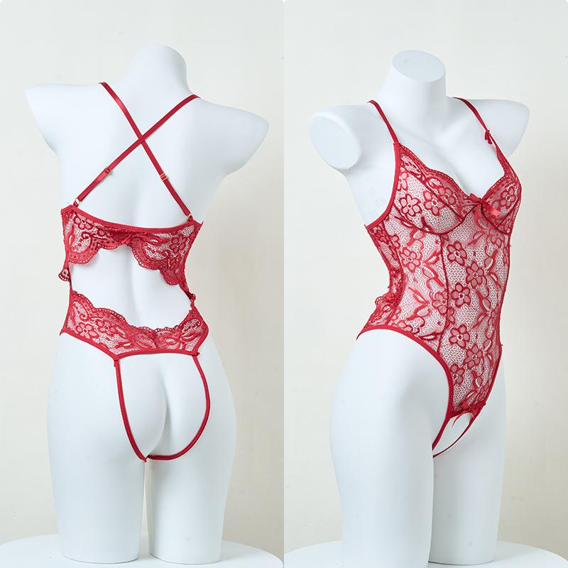 temptation sexy hot lingerie lace pajamas uniform ladies