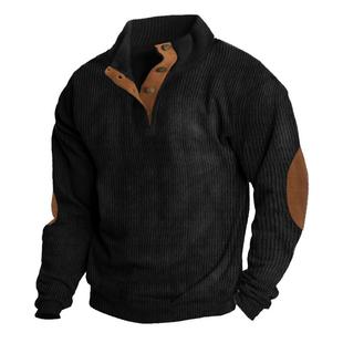 outdoor mens collar Spring sweatshirt leisure stand sleeve