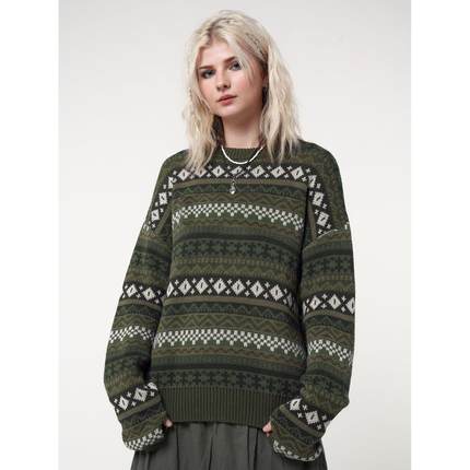 autumn winter new arts women long casual knitwear pullover