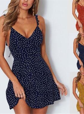 womens dress summer mini black backless sexy party club