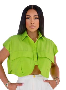 women sleeveless fashion tops pocket blusas chemise print