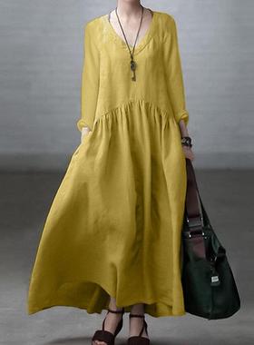 dress long femme robe marocain women dress solid fashion