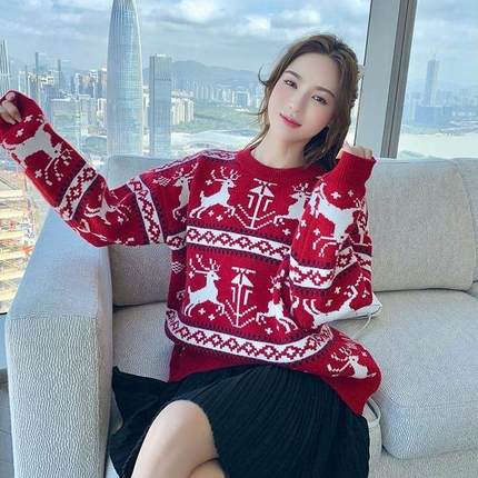 winter autumn pullover clothes christmas knittedsweater