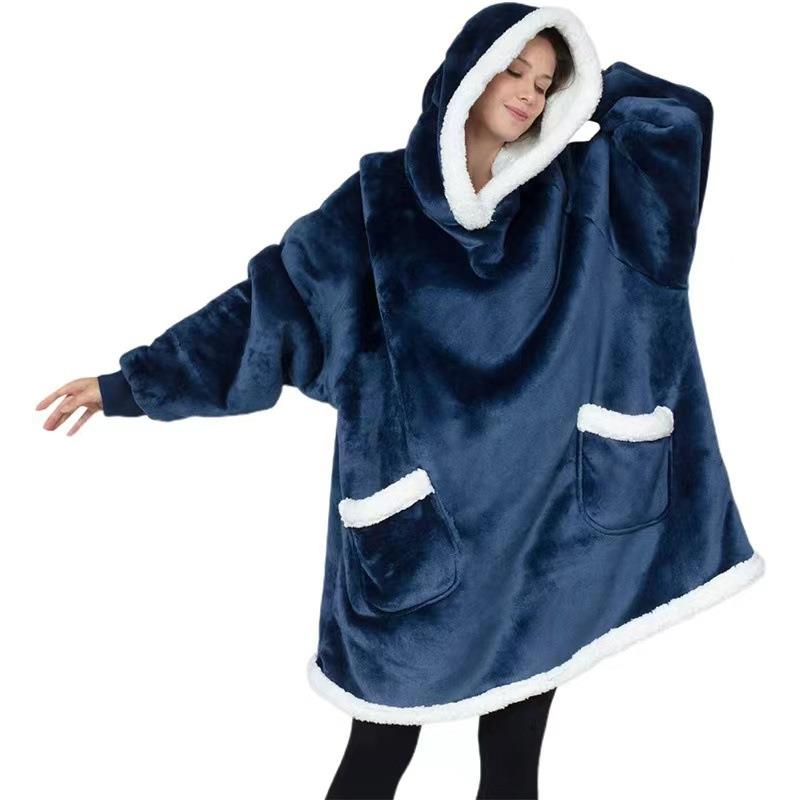 clothing fleece outdoor pajamas home pullover blanket