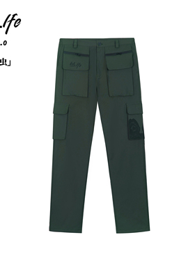 lablfe实拟大陆 「角虫」口袋长裤 TV-01005