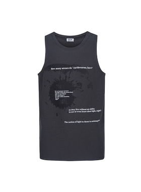 lablfe-01205万物生系列点状瞳孔主题背心男女同款宽松jonyj同款