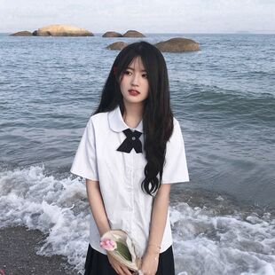 学生装制服校服短袖衬衣jk白衬衫学院风儿童宝宝女童夏季2026新款