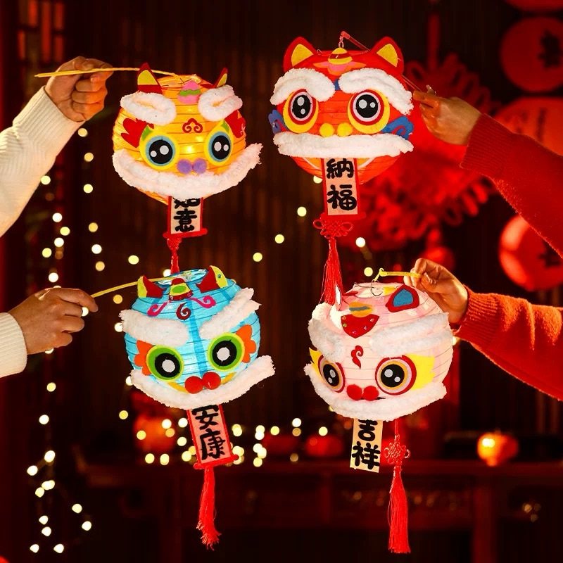 2026新年马年拍摄道具灯笼挂饰