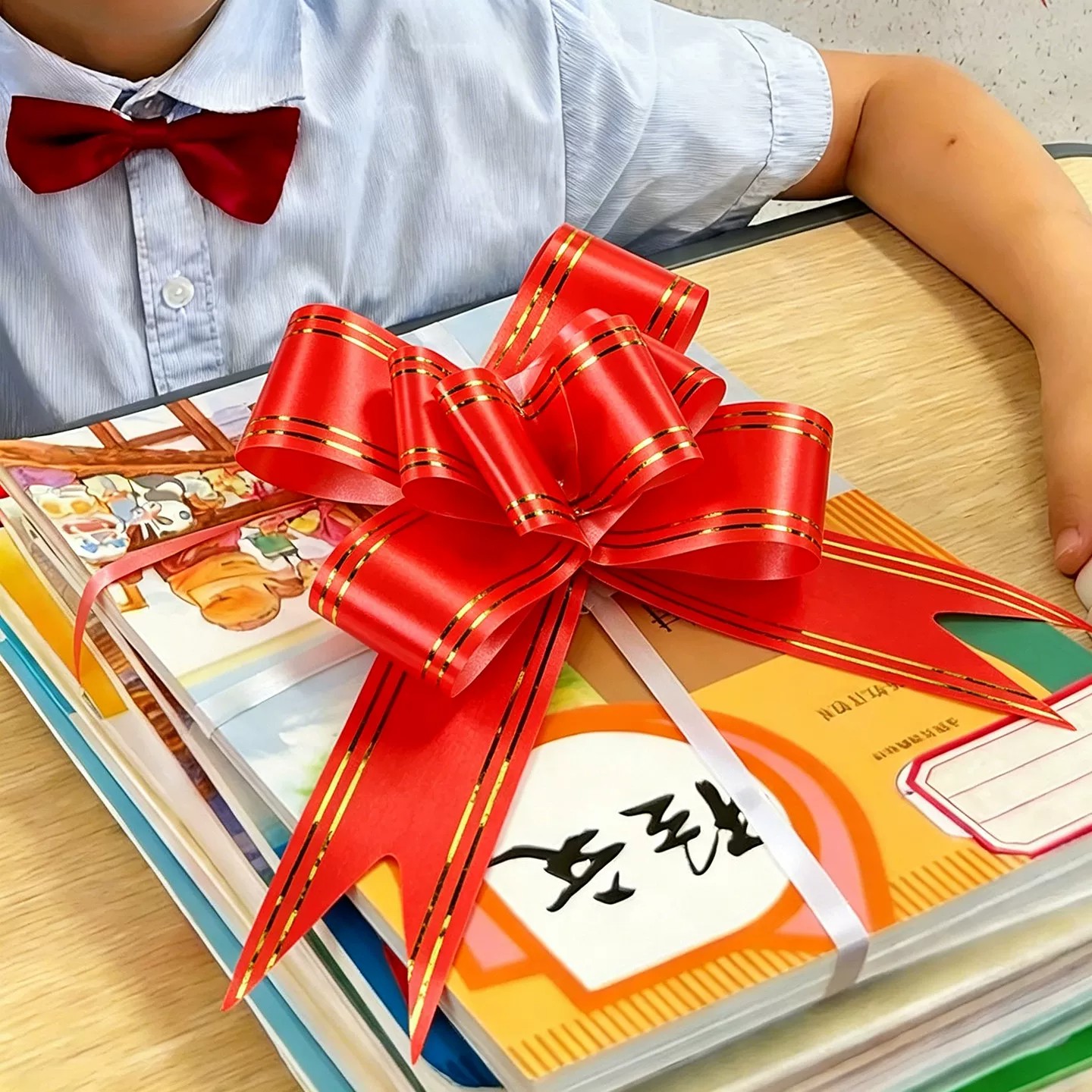 拉花彩带蝴蝶结绑书开学教室布置装饰仪式感氛围新学期幼儿园小学