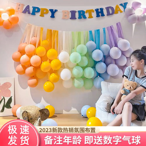 ins小红书同款宝宝周岁派对装饰