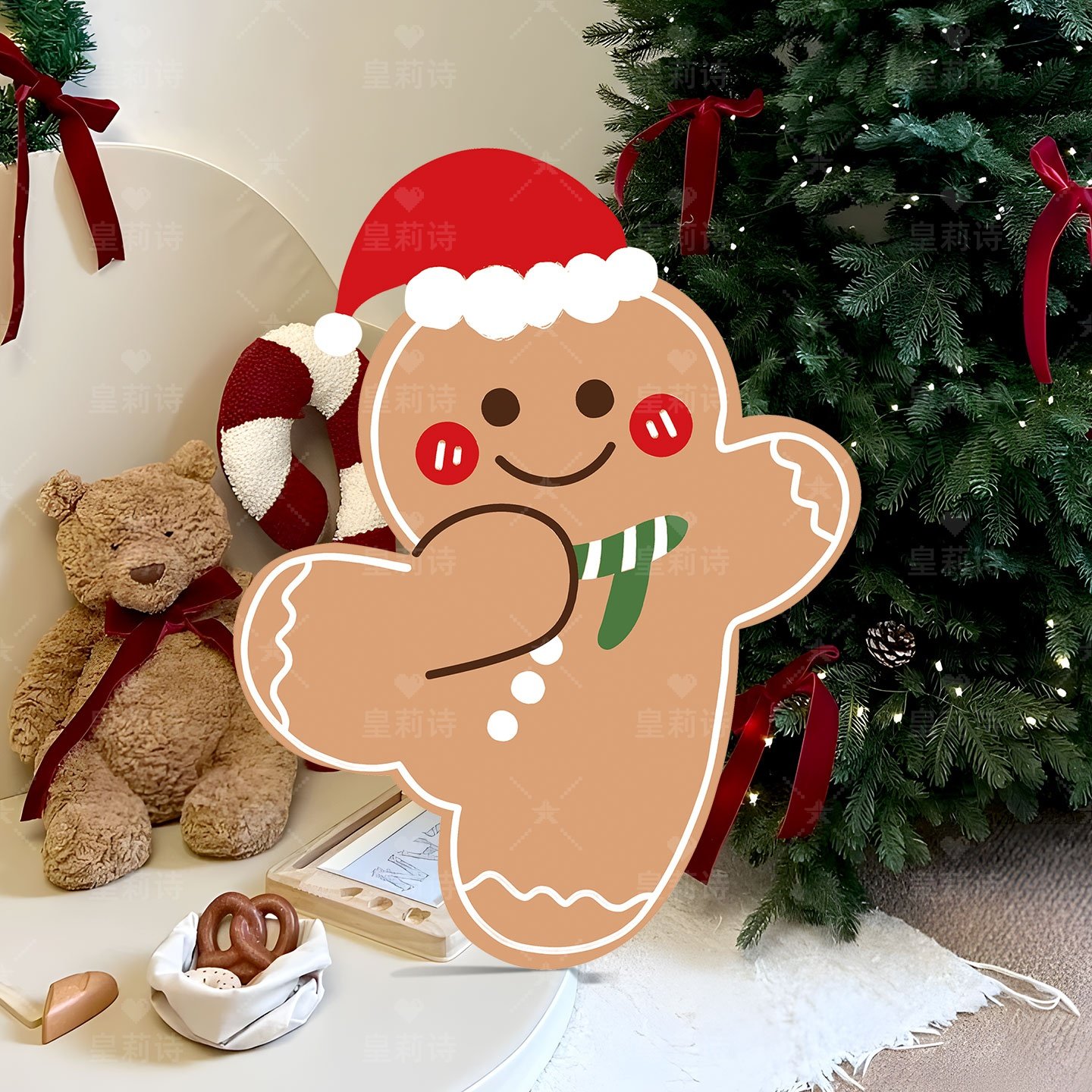 圣诞节主题装饰KT板展板摆件布置学校幼儿园店铺活动氛围拍照道具