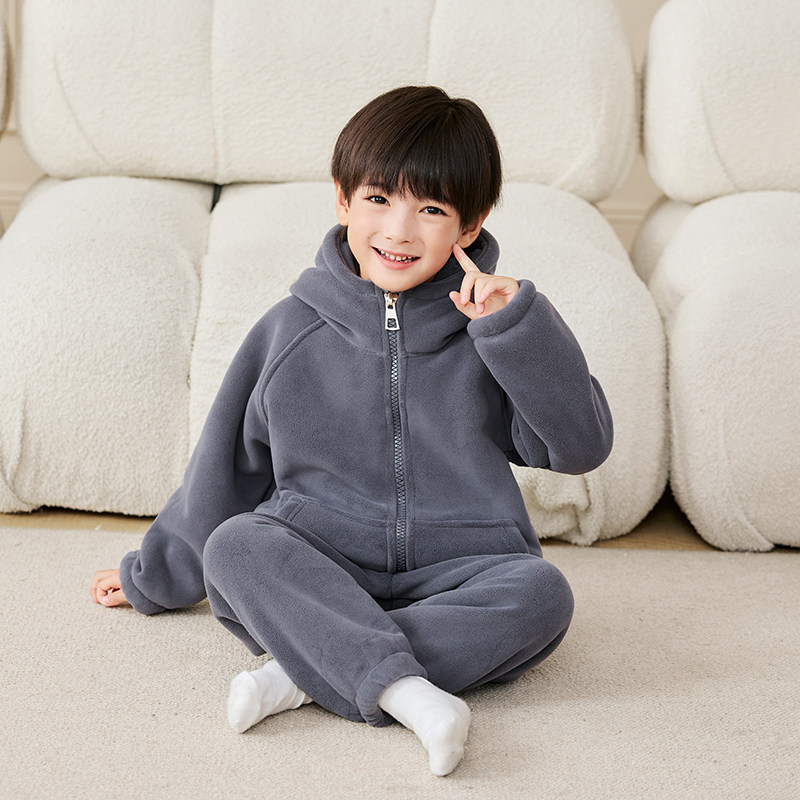 儿童法兰绒睡衣冬季男童男孩宝宝珊瑚绒男童家居服夹棉加厚款套装,童装/婴儿装/亲子装,家居服套装,淘宝优惠券,粉丝福利购,淘宝优惠卷