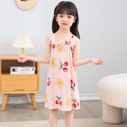 夏季大童吊带裙子家居服