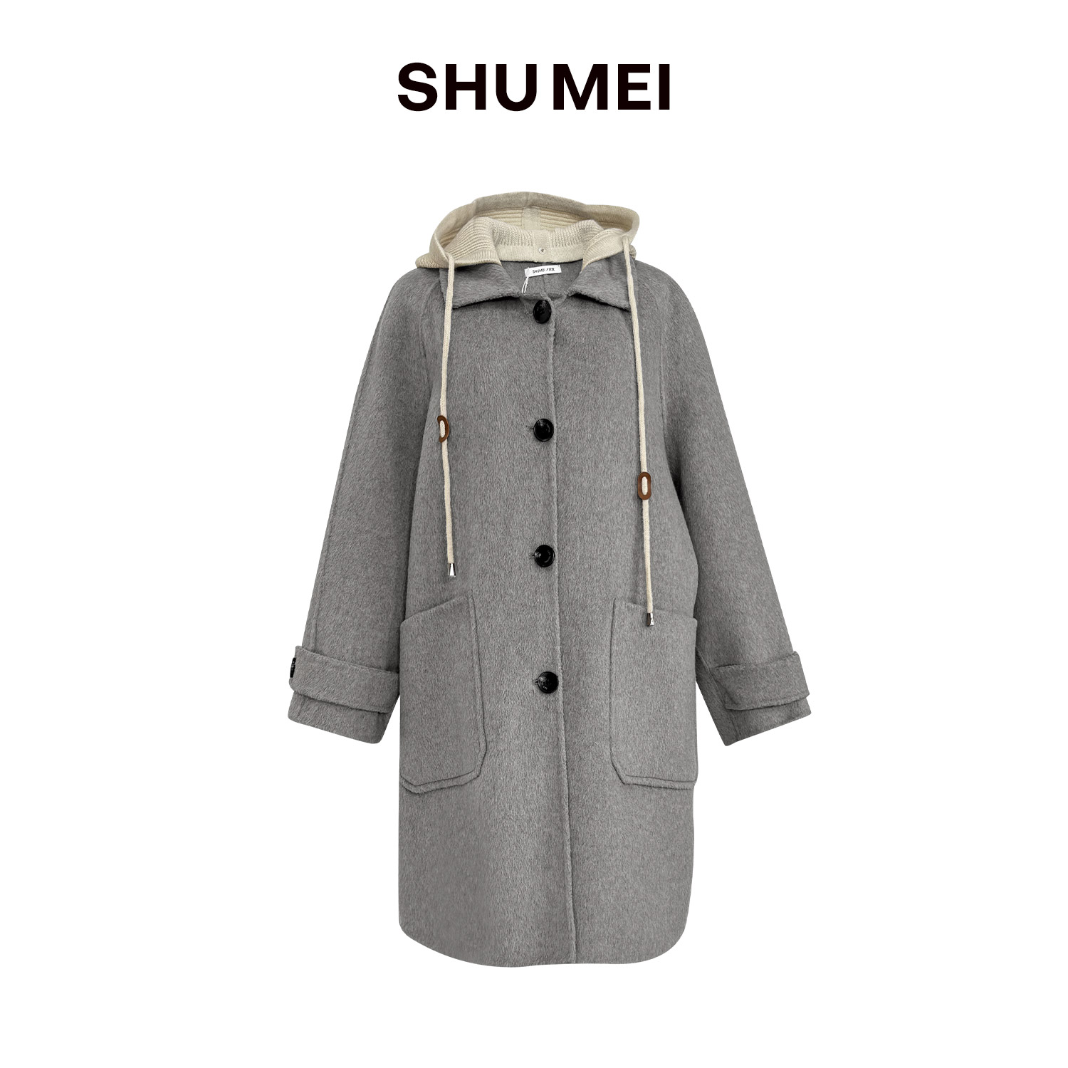 【来了就好】《来了就好》SA18108322术玫-时尚羊毛连帽大衣