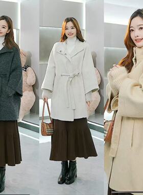 【来了就好】SA18108372术玫-立领羊绒气质大衣