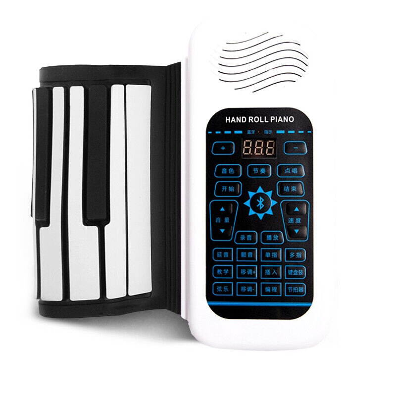 速发拉克丝手卷钢琴88键可版式专业携版厚加电子成人折叠儿童琴乐