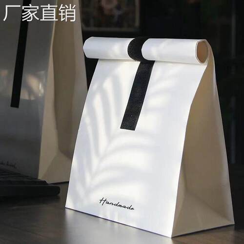 伴手礼风礼品袋糖果袋子商务创意牛皮纸手提袋包装袋白色