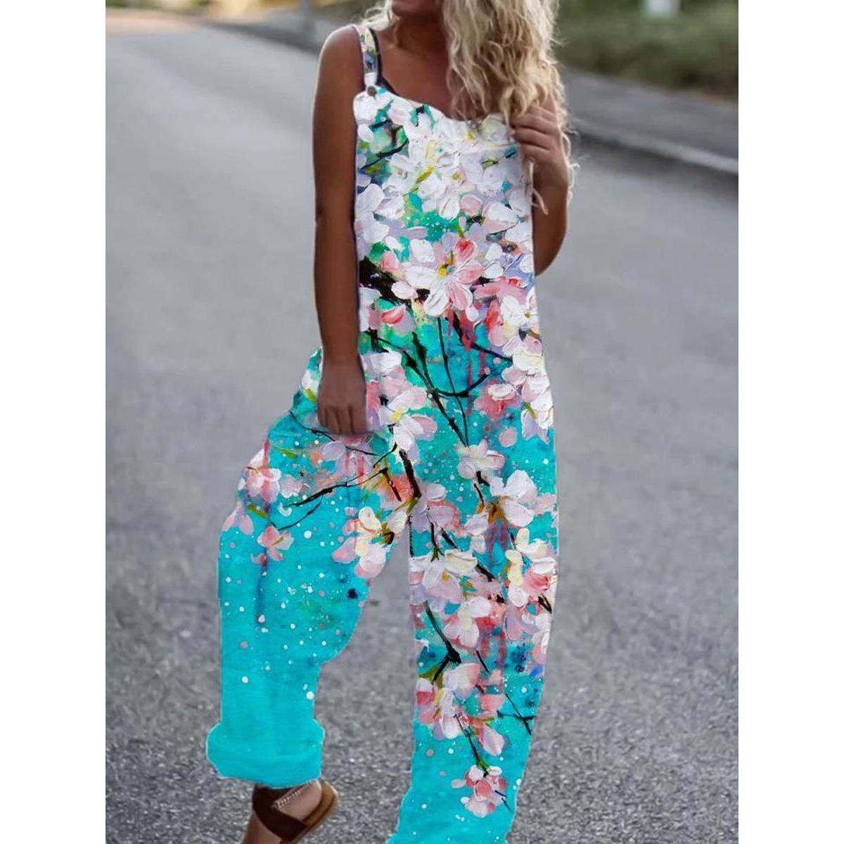 Long overalls linen cotton fashion mid-waist white street