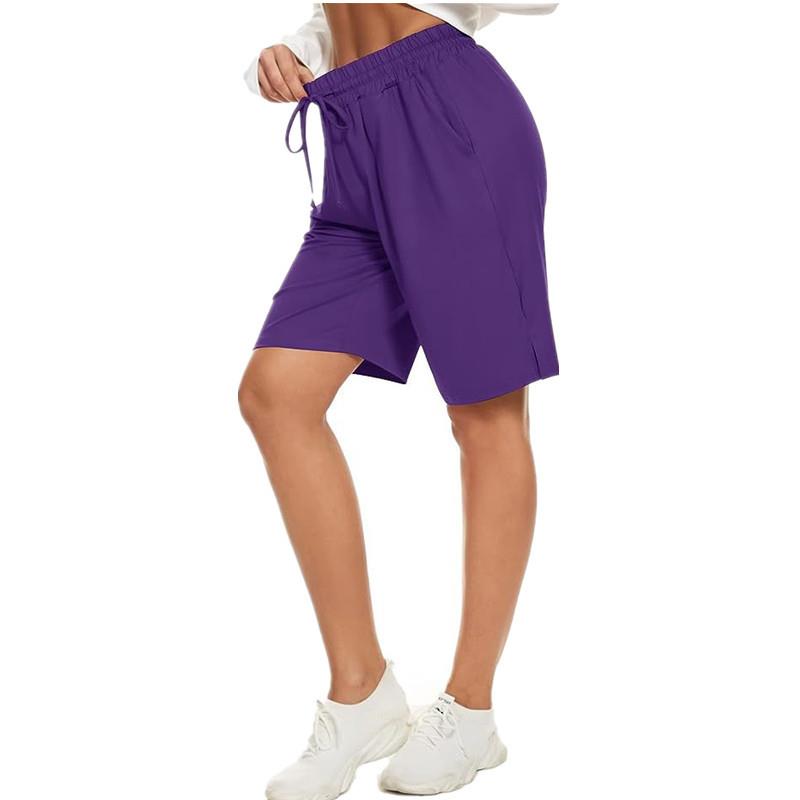 Elastic Bermuda Sports Shorts Length Drawstring Basketball