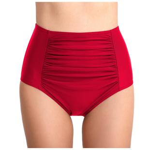 belly trunks control bikini pleated multi make color