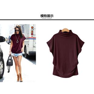 bottoming women turtleneck shirt loose
