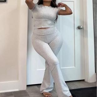 low piece pants sets yoga leggings over and lounge flare