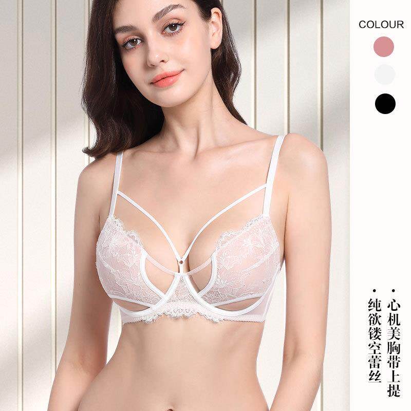 ultra-thin bra push-up lace thin sexy anti-sagging size
