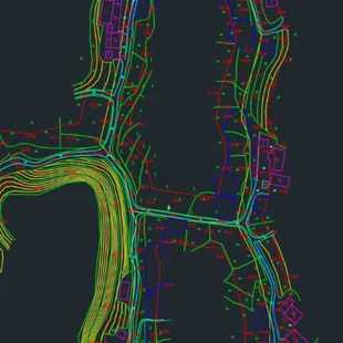 地形图代画cass断面图土方计算航测数据处理宗地图代画勘测定界图