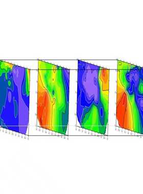 surfer等值线图代做物探化探异常图voxler三维反演瞬变电磁高密度