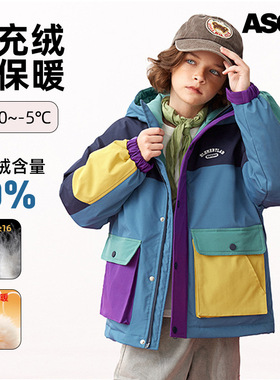 ASGM童装中大童极寒加厚羽绒服童中大童2025冬新款MQD马骑顿同款