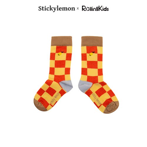 StickyLemon透气百搭棉质长袜