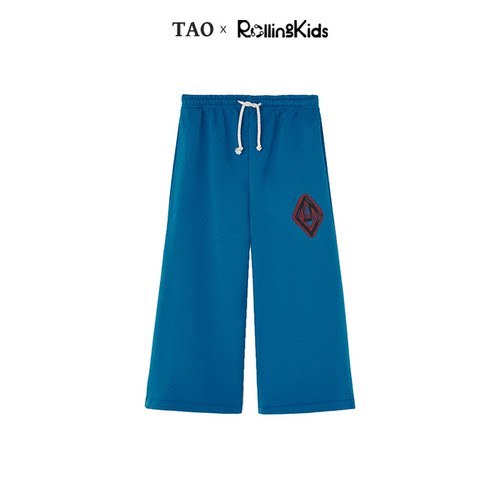 T.A.O 儿童长裤蓝色休闲百搭裤子丨RollingKids