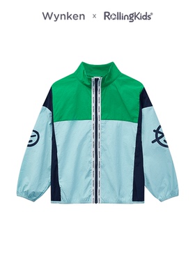 WYNKEN 时尚拼接色休闲运动外套上衣秀场同款