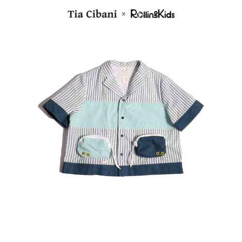 TiaCibani儿童短袖衬衫设计感