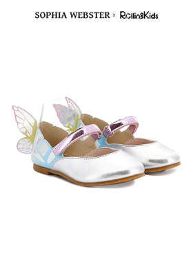 SOPHIA WEBSTER 女童凉鞋时尚公主蝴蝶平底包头单鞋丨RollingKids