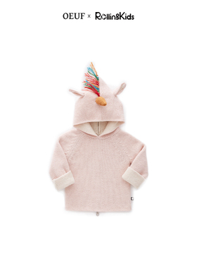 OEUF 婴童可爱羊驼毛长袖针织毛衫保暖舒适春秋款丨RollingKids
