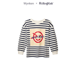 WYNKEN 儿童条纹长袖T恤男女童时尚百搭休闲上衣丨RollingKids