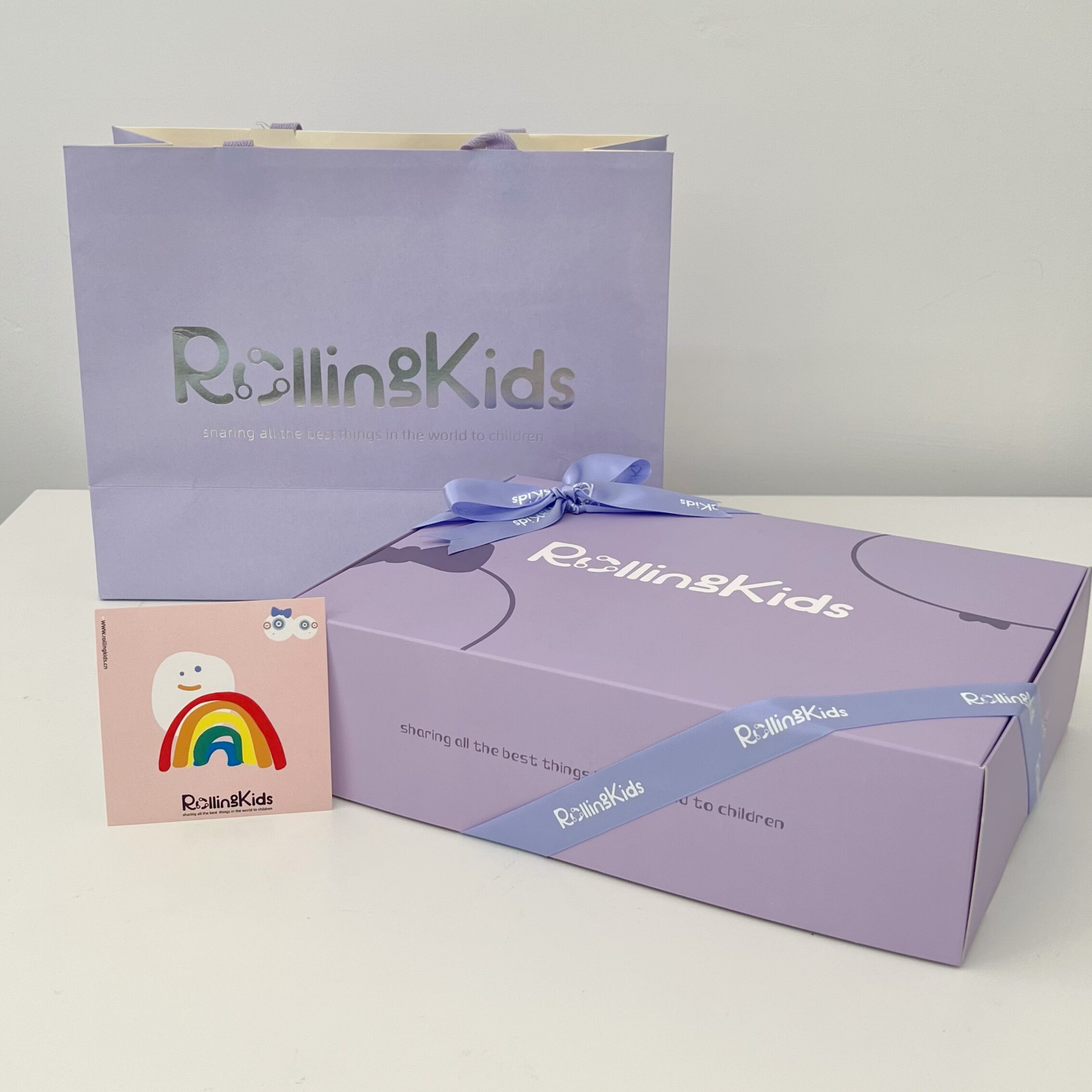 RollingKids 礼盒+贺卡+购物袋+丝带/单拍无效