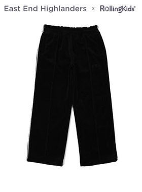 East End Highlanders 黑色休闲长裤男女童直筒裤丨RollingKids