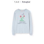 T.A.O RollingKids 百搭休闲上衣 儿童长袖 T恤男女童时尚