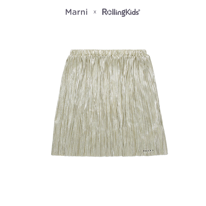 Marni 女童半身裙儿童气质百褶裙中长裙春夏新款丨RollingKids