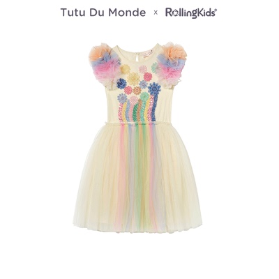 TUTU DU MONDE 女童连衣裙时尚百搭休闲裙子丨RollingKids