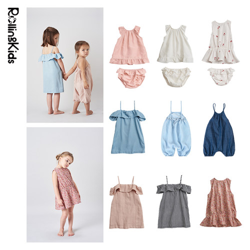 RollingKids | Belle Enfant 儿童吊带品质连衣裙春夏款舒适轻薄6