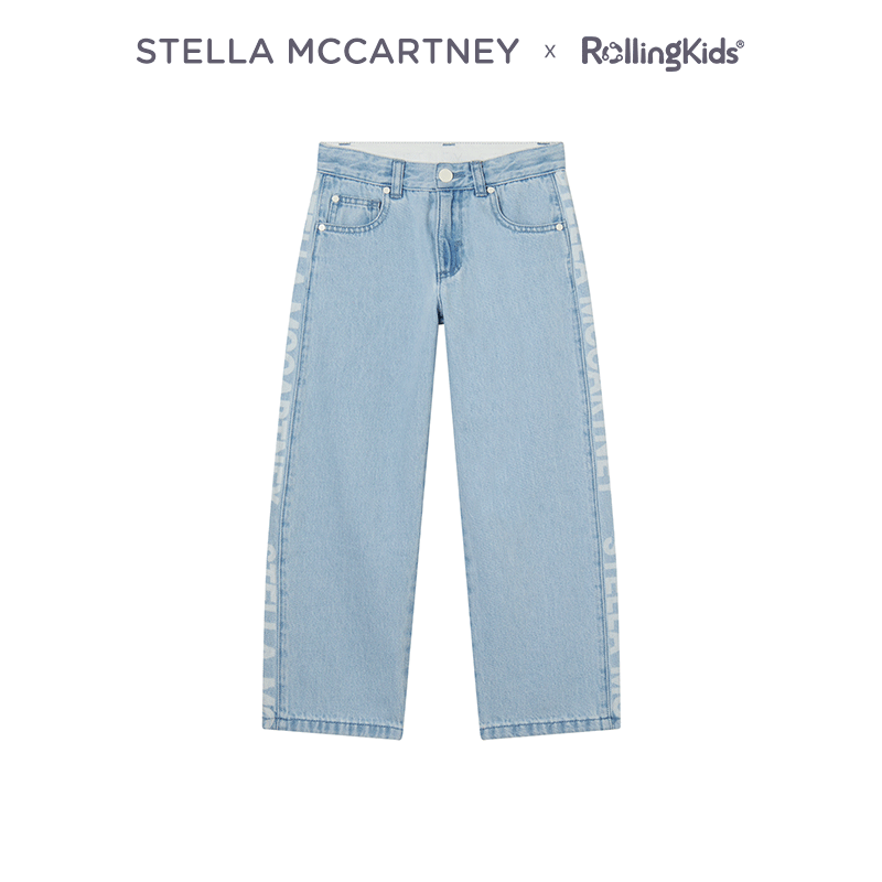 STELLA MCCARTNEY 儿童牛仔裤男女童休闲宽松长裤丨RollingKids