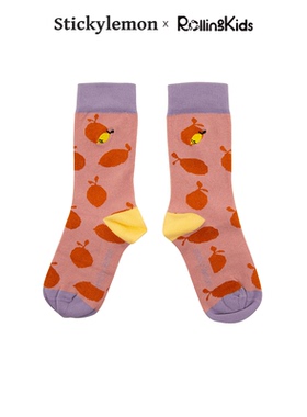 Sticky Lemon 儿童中袜拼色格子透气百搭棉质长袜丨RollingKids