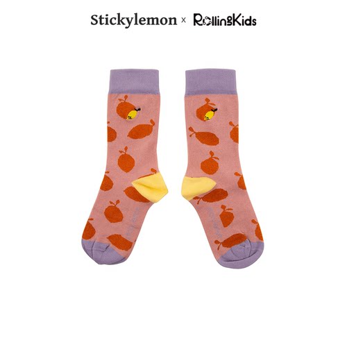 StickyLemon透气百搭棉质长袜